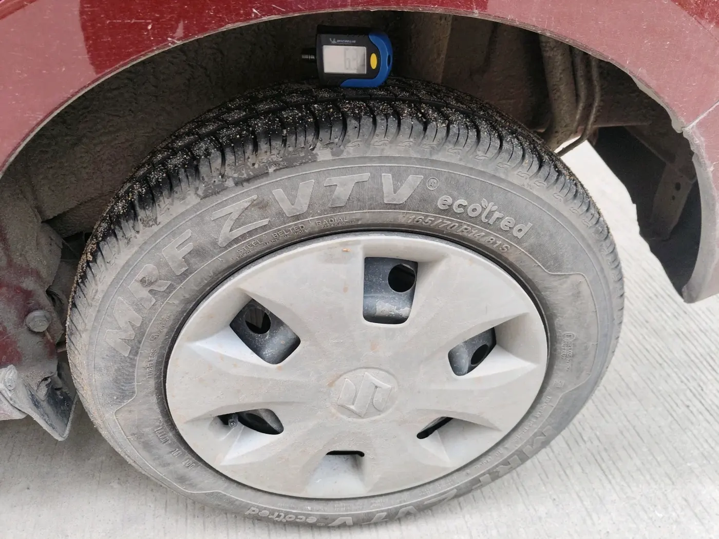 2025 Maruti New Wagon-R VXI CNG 1.0, CNG, Manual, 8,544 km, tyre