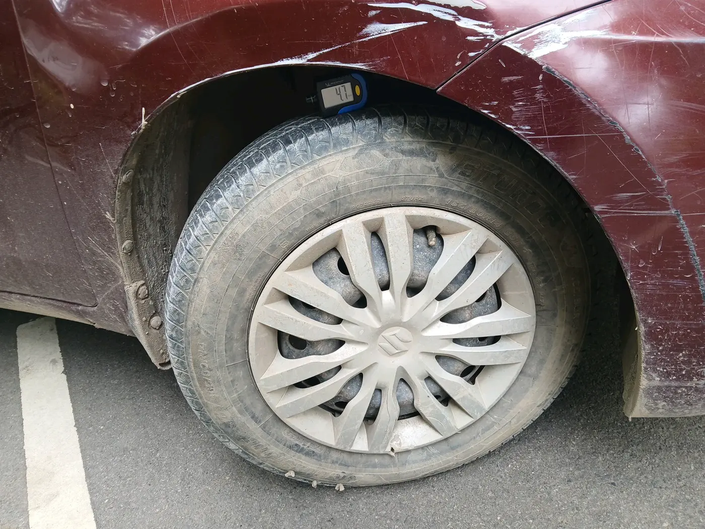 2018 Maruti Dzire VXI AMT, Petrol, Automatic, 69,208 km, tyre