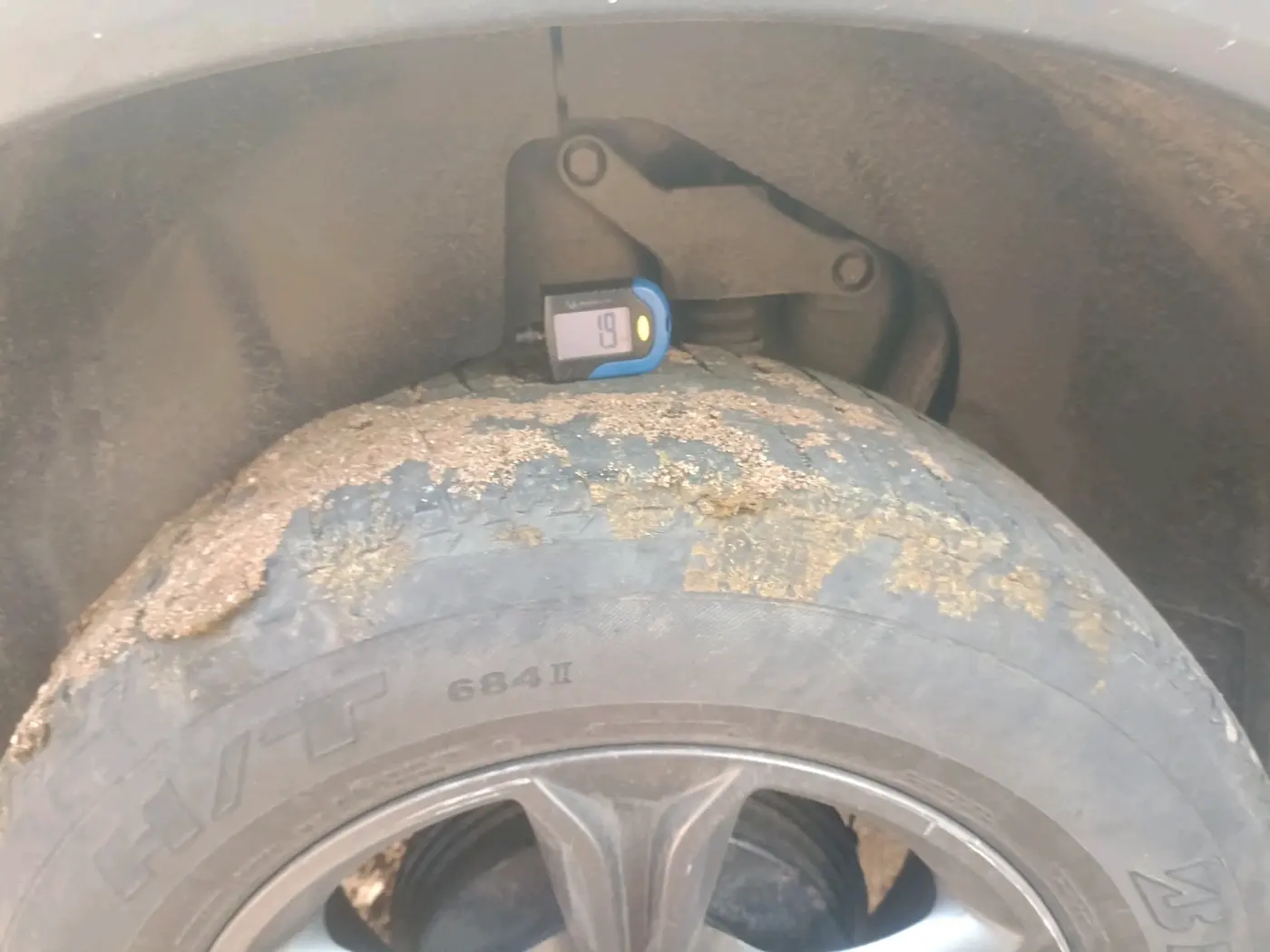 2022 Tata Harrier XT PLUS 2.0L KRYOTEC, Diesel, Manual, 87,185 km, tyre