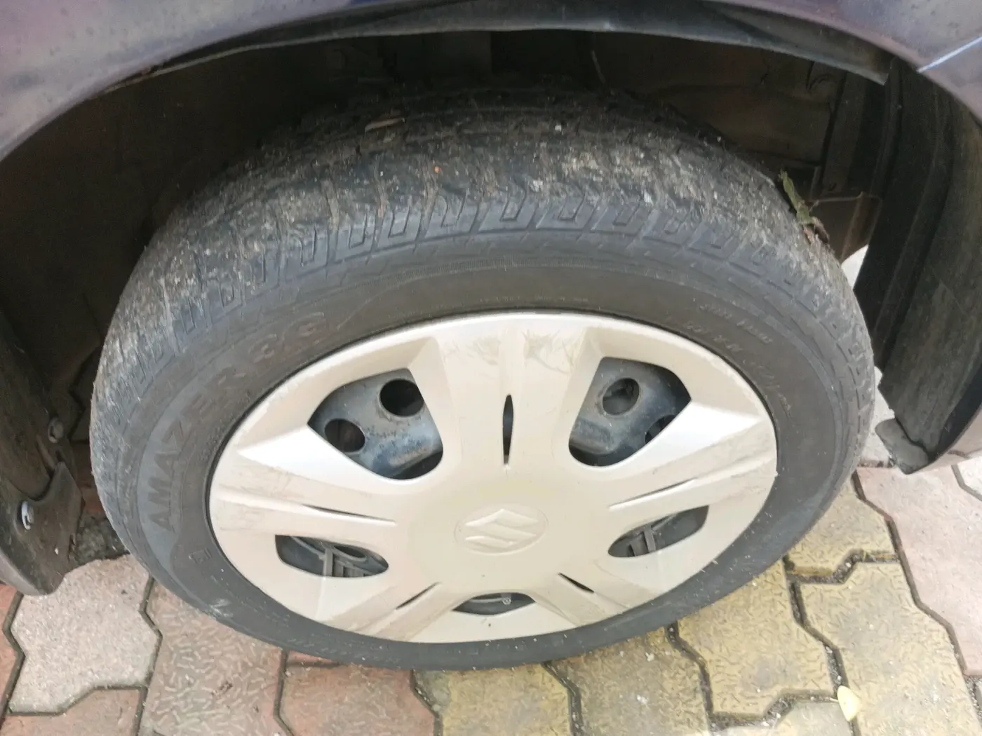 2017 Maruti Wagon R 1.0 VXI (O) AMT, Petrol, Automatic, 14,864 km, tyre