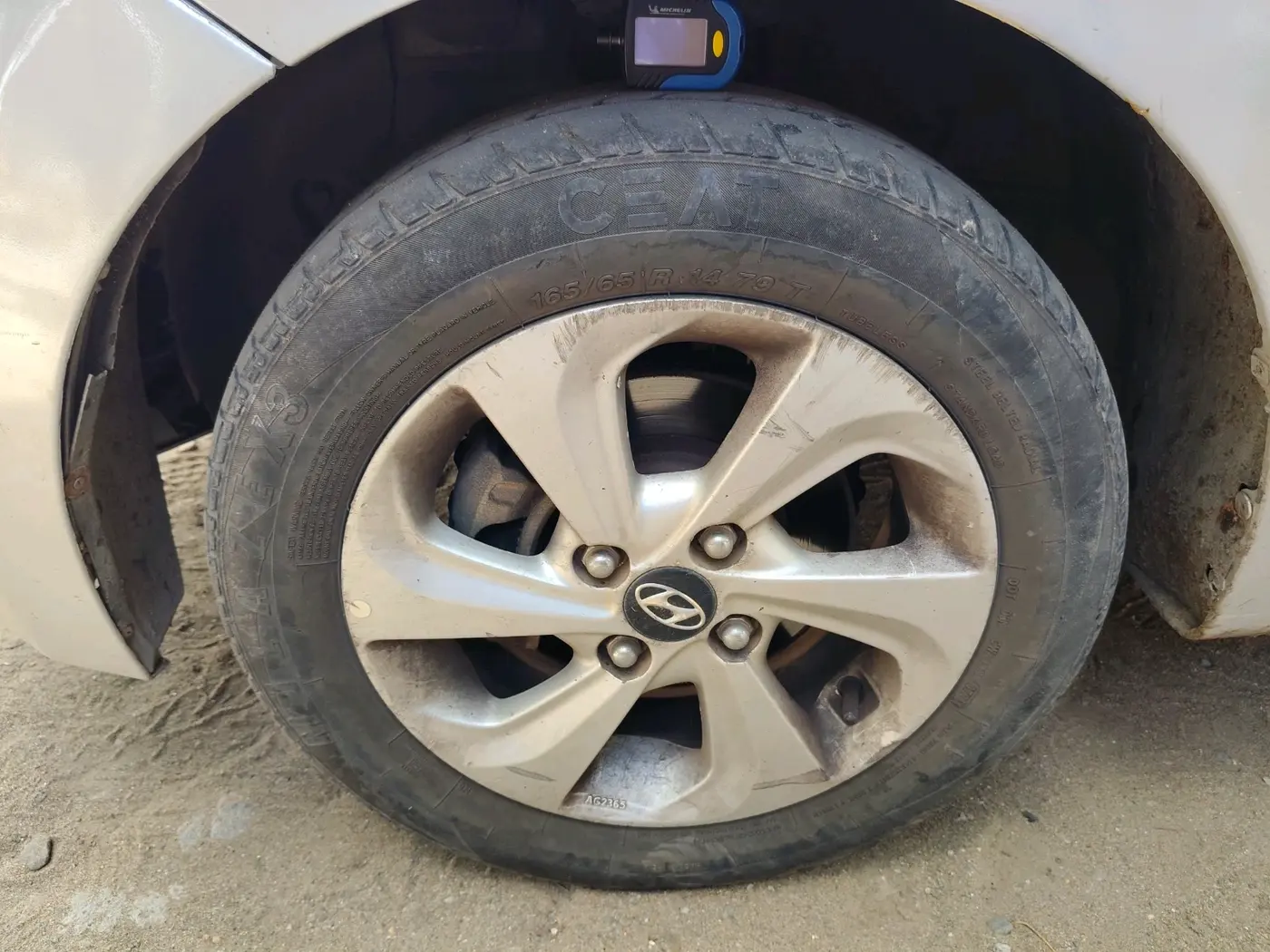 2018 Hyundai Xcent SX 1.2, Petrol, Manual, 66,680 km, tyre