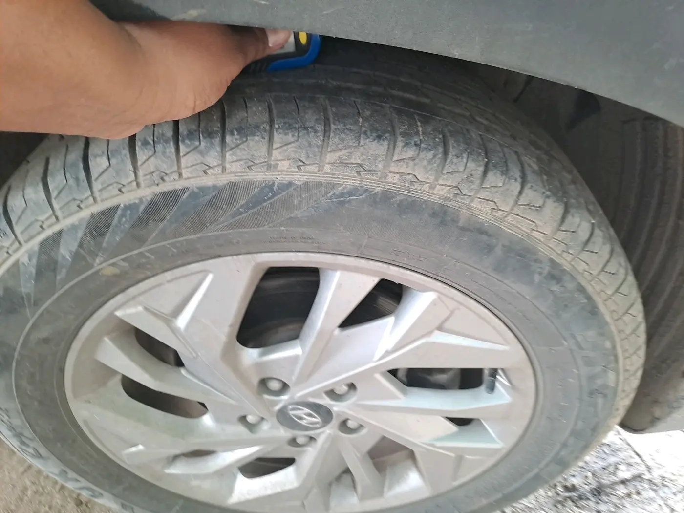 2022 Hyundai Creta SX 1.5 PETROL, Petrol, Manual, 21,536 km, tyre