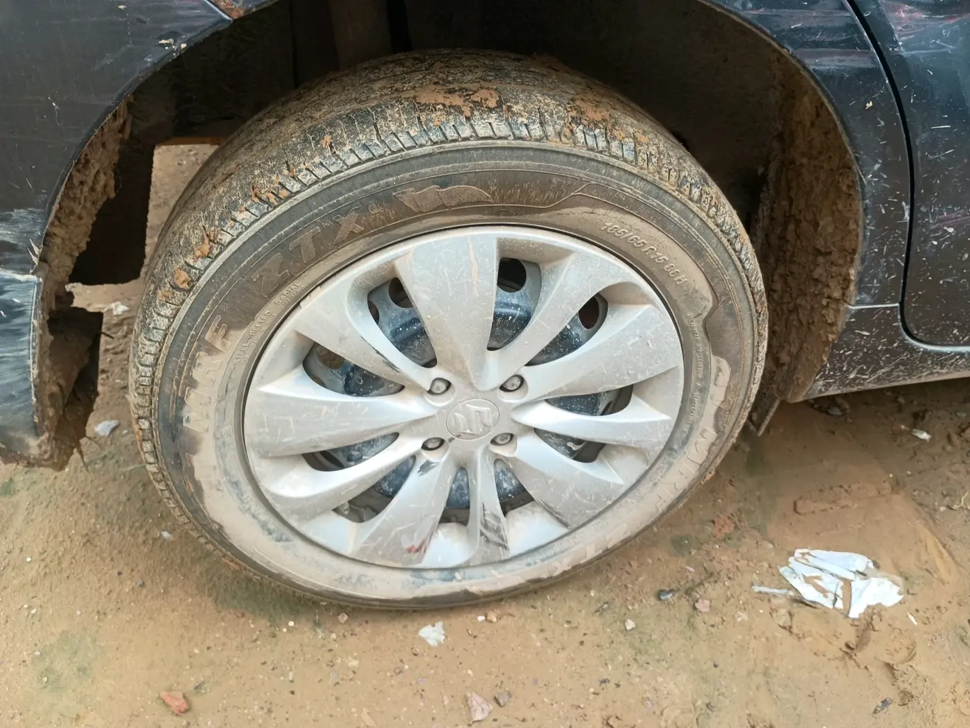 2018 Maruti Baleno DELTA PETROL 1.2, Petrol, Manual, 1,57,353 km, tyre