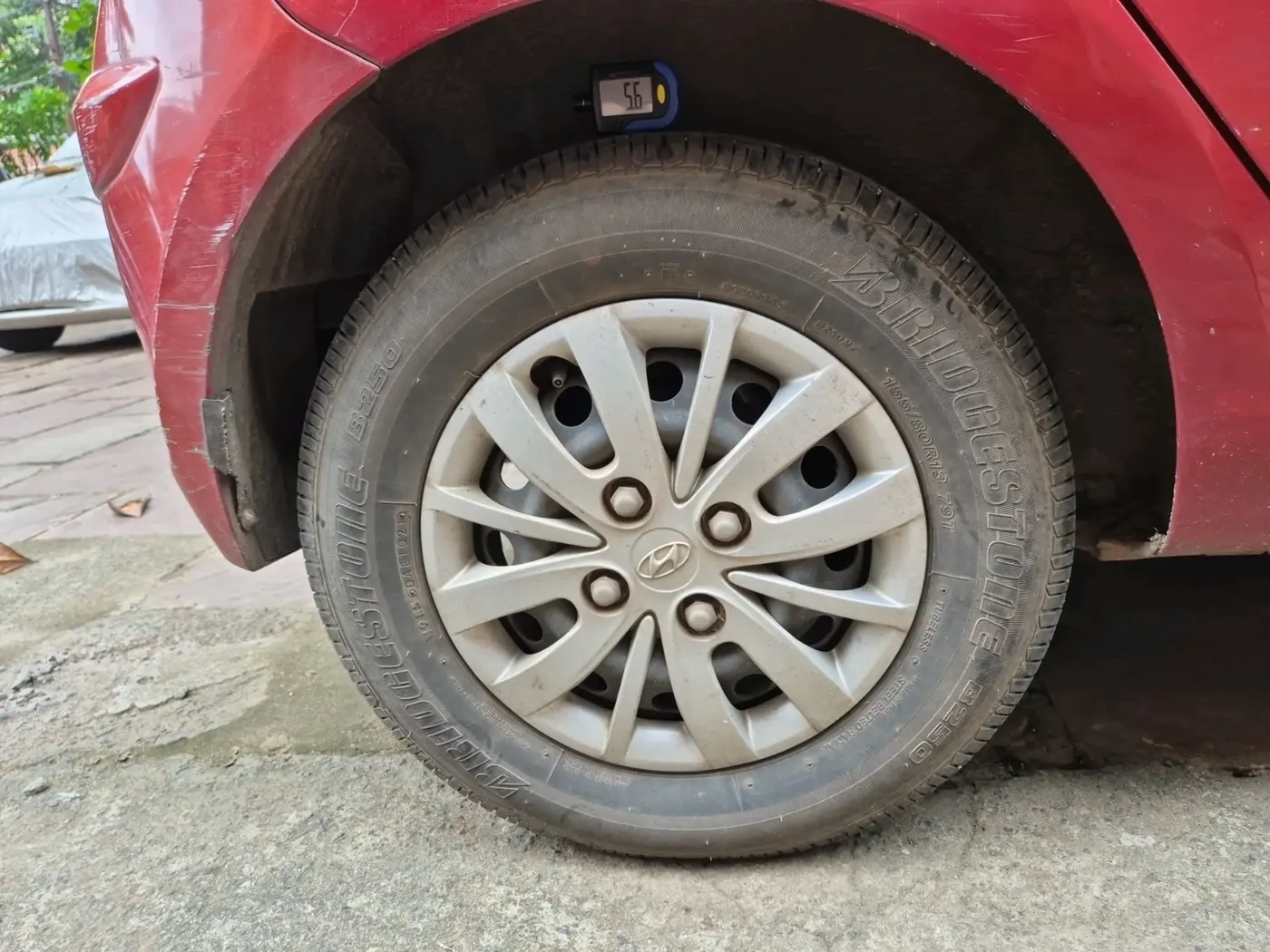 2013 Hyundai Grand i10 MAGNA 1.2 KAPPA VTVT, Petrol, Manual, 93,225 km, tyre