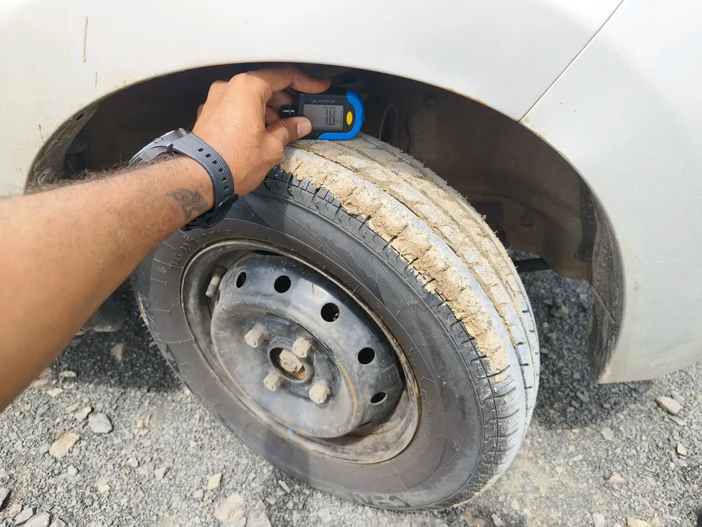 2021 Maruti Alto LXI, Petrol, Manual, 53,259 km, tyre