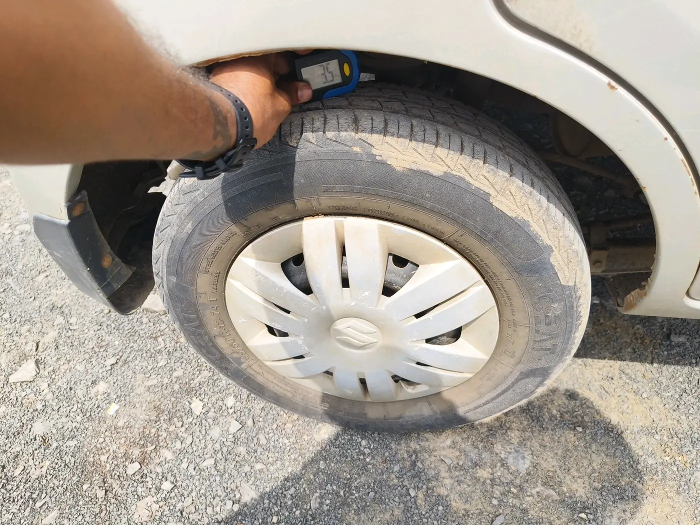 2021 Maruti Alto LXI, Petrol, Manual, 53,259 km, tyre