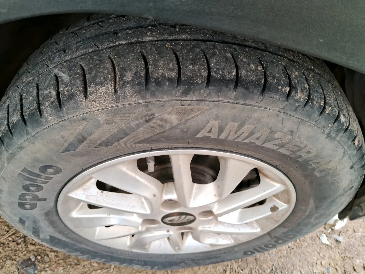 2017 Mahindra Kuv100 K6 D 6 STR, Diesel, Manual, 1,18,660 km, tyre