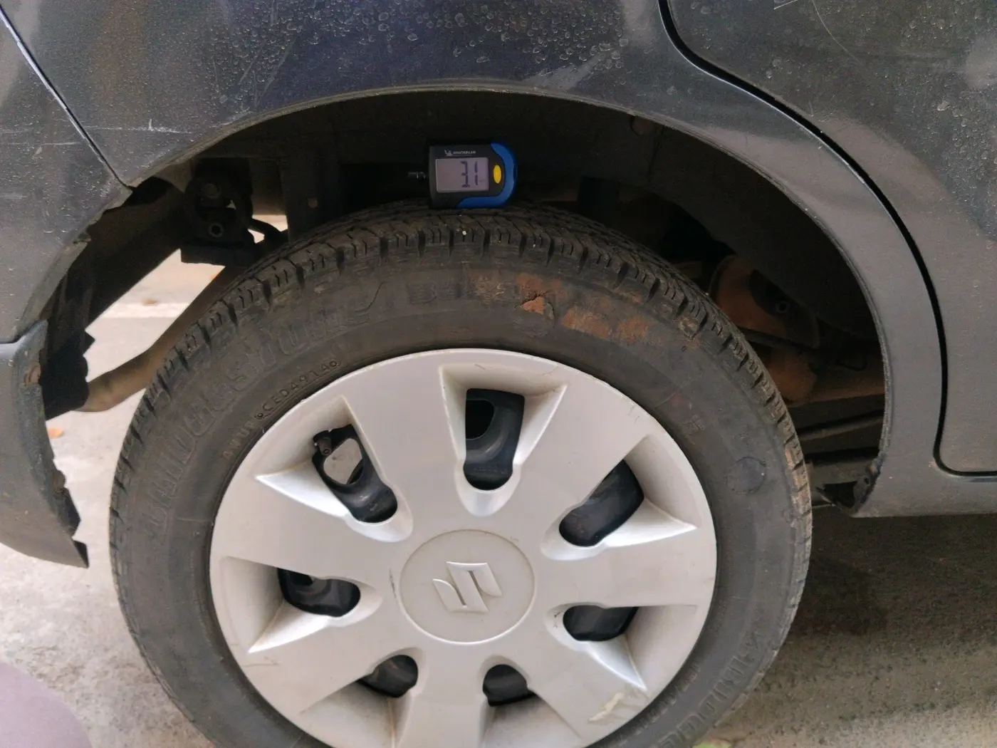 2014 Maruti Alto K10 VXI, Petrol, Manual, 67,664 km, tyre