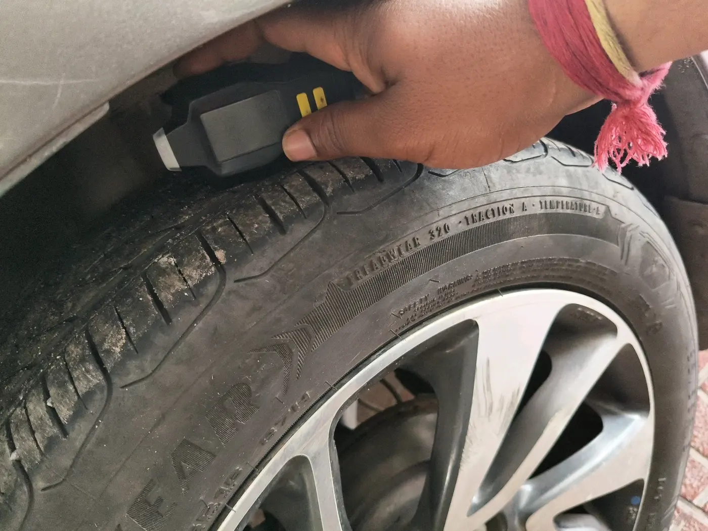 2019 Maruti Baleno ALPHA CVT PETROL 1.2, Petrol, Automatic, 1,08,813 km, tyre