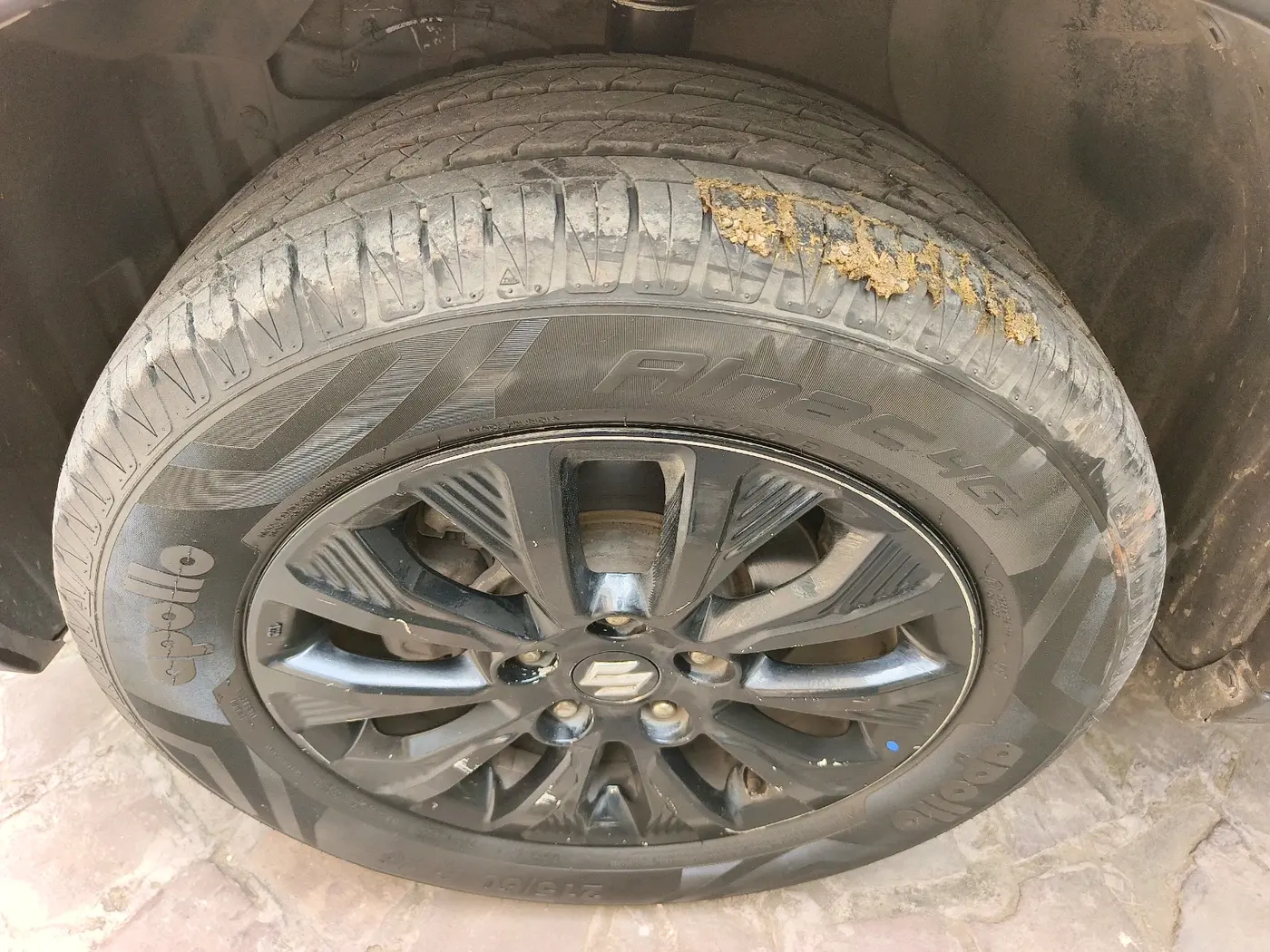 2022 Maruti Vitara Brezza ZXI, Petrol, Manual, 58,257 km, tyre