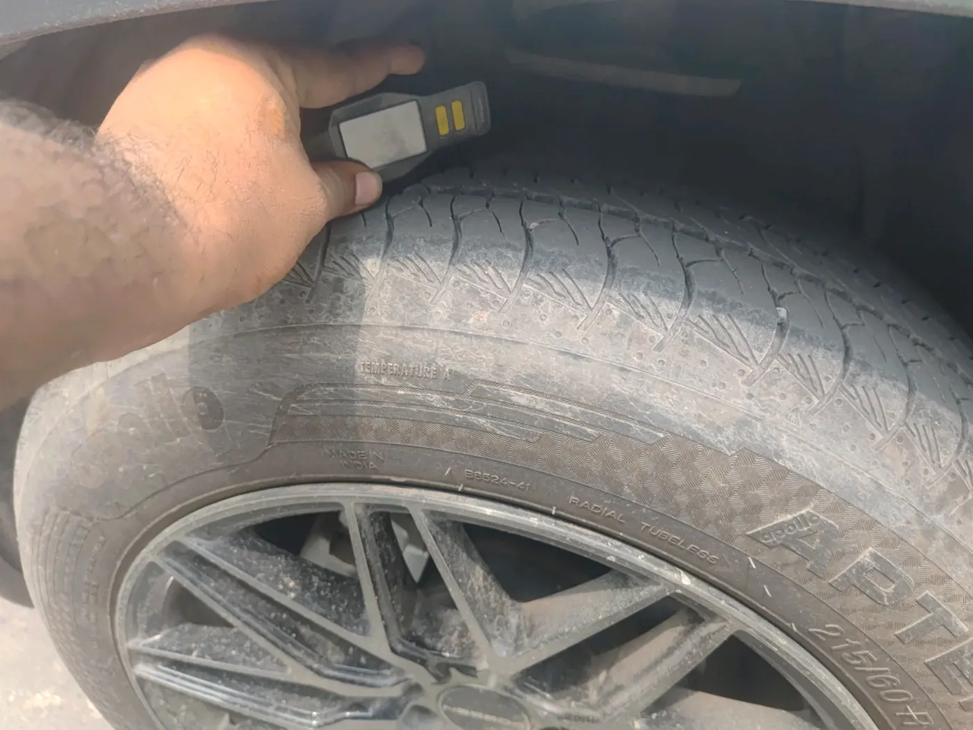 2025 Maruti Grand Vitara DELTA CNG, CNG, Manual, 3,651 km, tyre