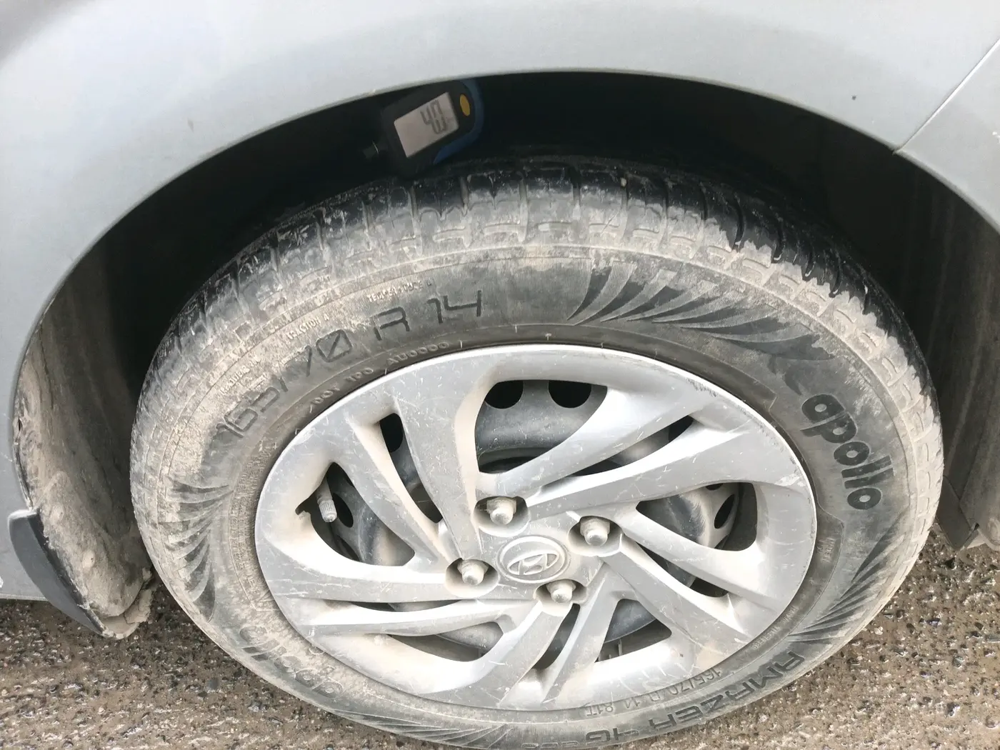 2022 Hyundai AURA S 1.2 CNG, CNG, Manual, 21,000 km, tyre