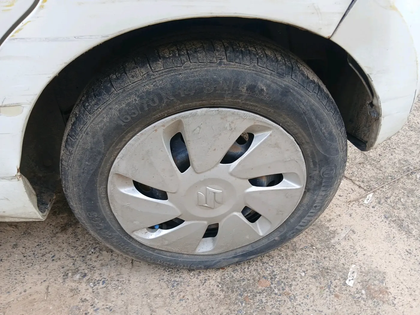 2015 Maruti Celerio VXI, CNG, Manual, 1,20,279 km, tyre
