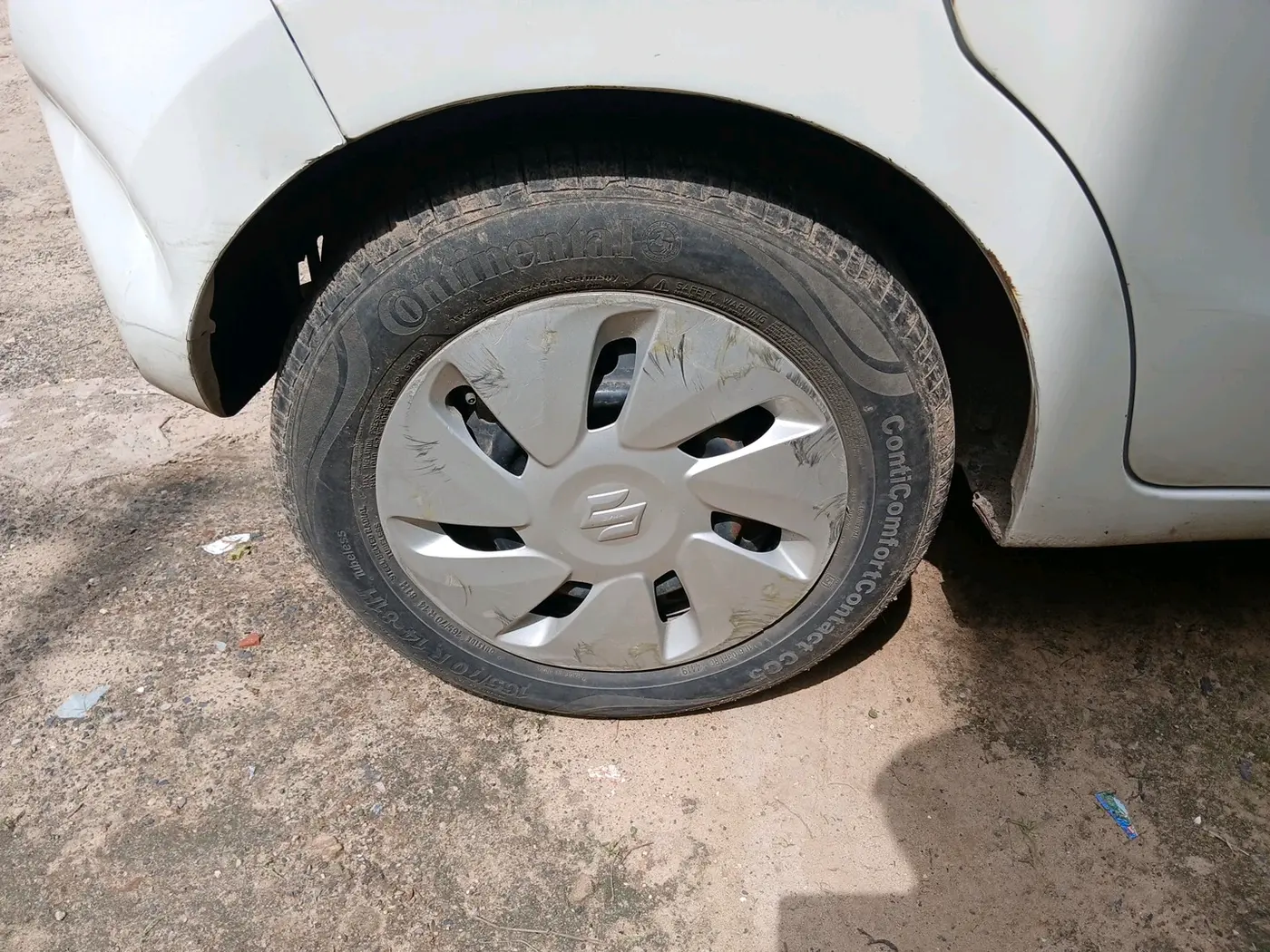 2015 Maruti Celerio VXI, CNG, Manual, 1,20,279 km, tyre
