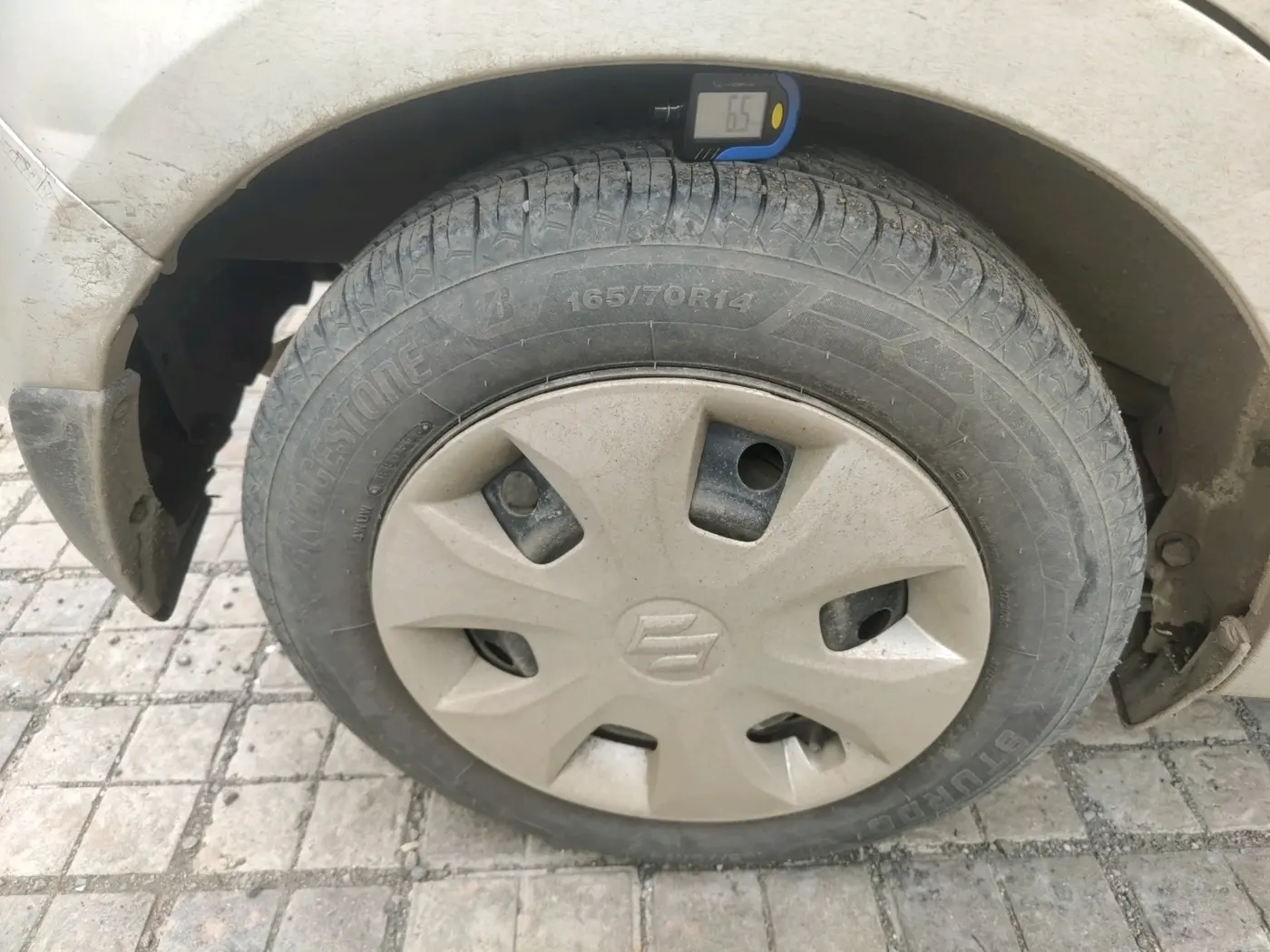2020 Maruti New Wagon-R ZXI 1.2, CNG, Manual, 1,92,977 km, tyre