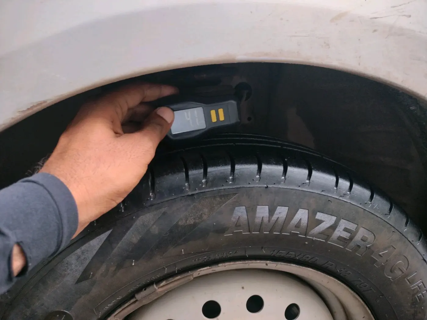 2020 Maruti New Wagon-R LXI CNG 1.0, CNG, Manual, 1,14,965 km, tyre