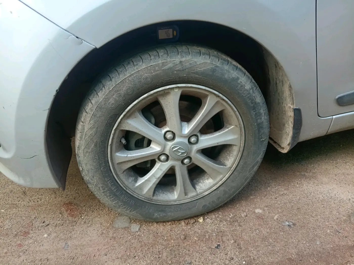2014 Hyundai Grand i10 ASTA 1.2 KAPPA VTVT, Petrol, Manual, 83,654 km, tyre
