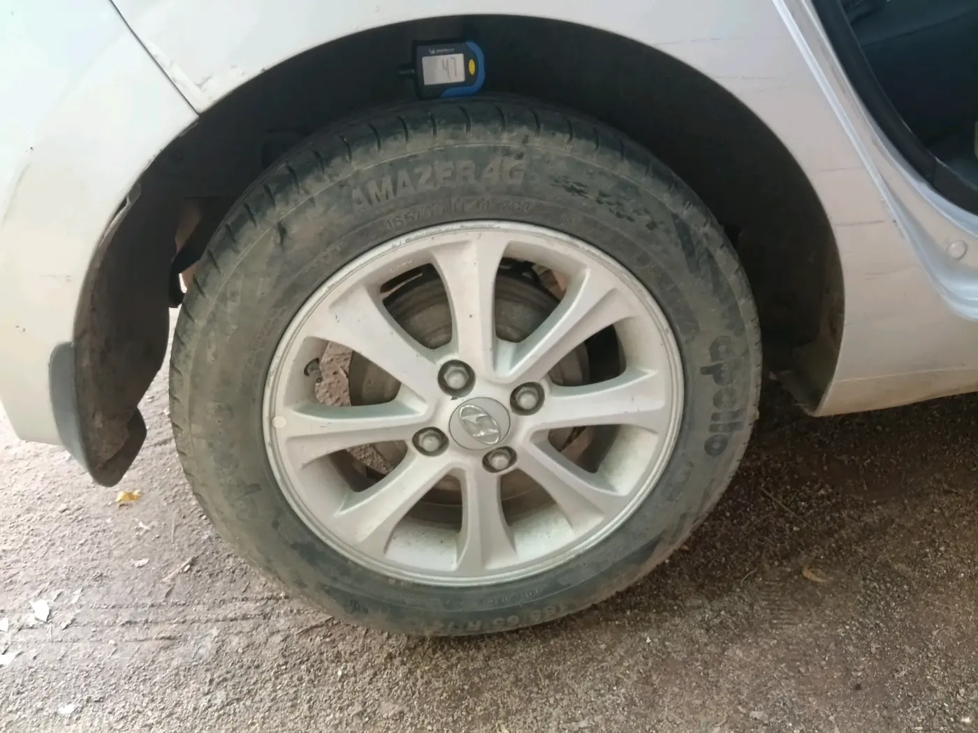 2014 Hyundai Grand i10 ASTA 1.2 KAPPA VTVT, Petrol, Manual, 83,654 km, tyre