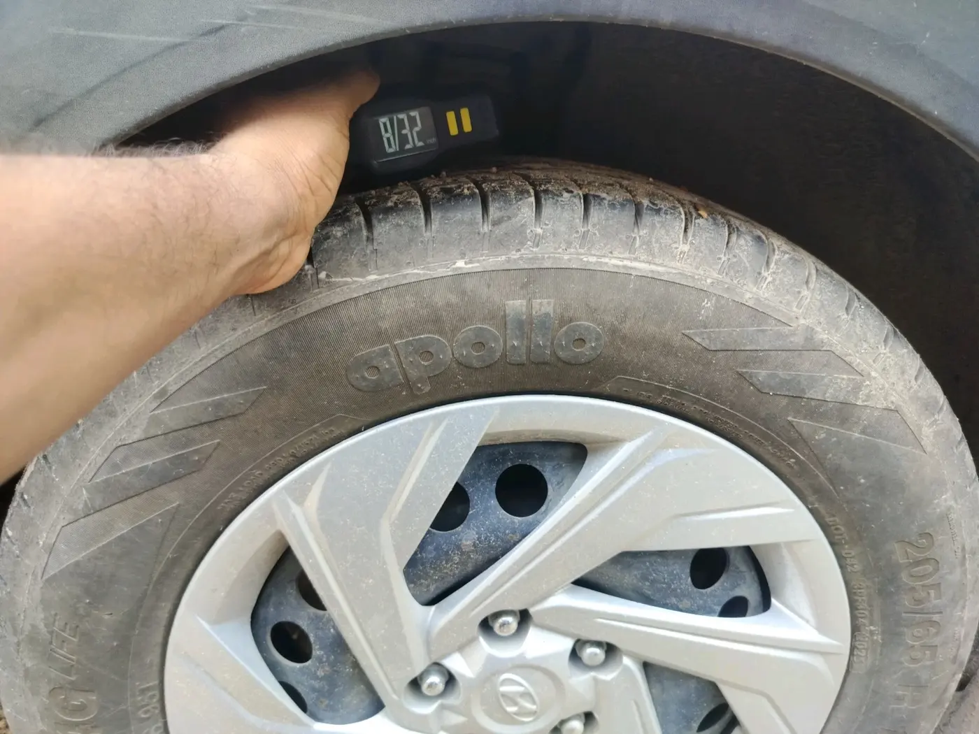 2018 Hyundai Creta E PLUS 1.6 PETROL, CNG, Manual, 67,070 km, tyre