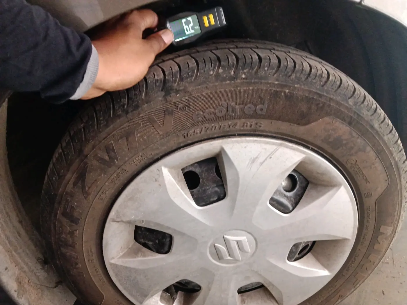 2023 Maruti New Wagon-R VXI CNG 1.0, CNG, Manual, 8,338 km, tyre