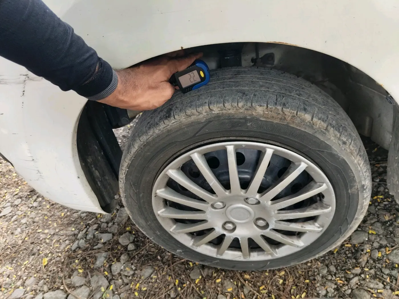 2012 Maruti Wagon R 1.0 VXI, Petrol, Manual, 1,35,896 km, tyre