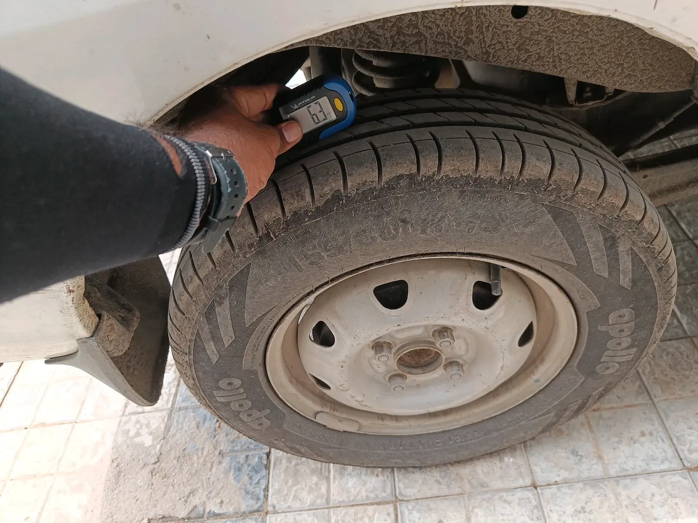 2018 Maruti Eeco 5 STR WITH A/C+HTR CNG, CNG, Manual, 62,609 km, tyre