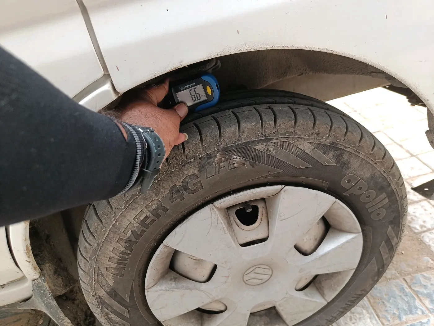 2018 Maruti Eeco 5 STR WITH A/C+HTR CNG, CNG, Manual, 62,609 km, tyre