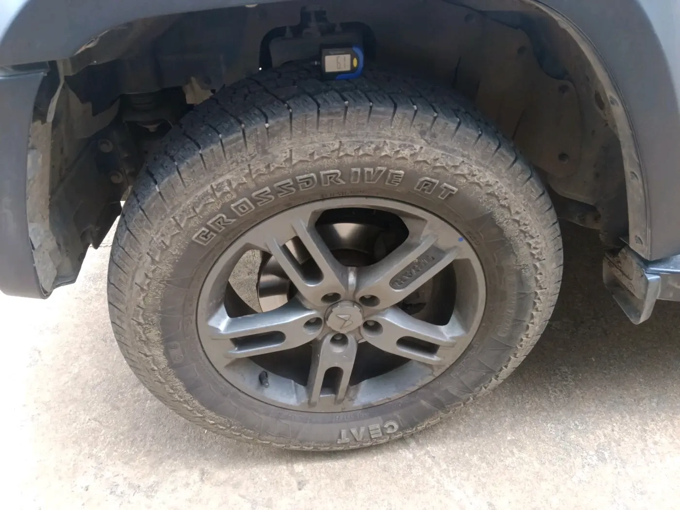 2023 Mahindra Thar LX P 2WD AT HT, Petrol, Automatic, 21,220 km, tyre