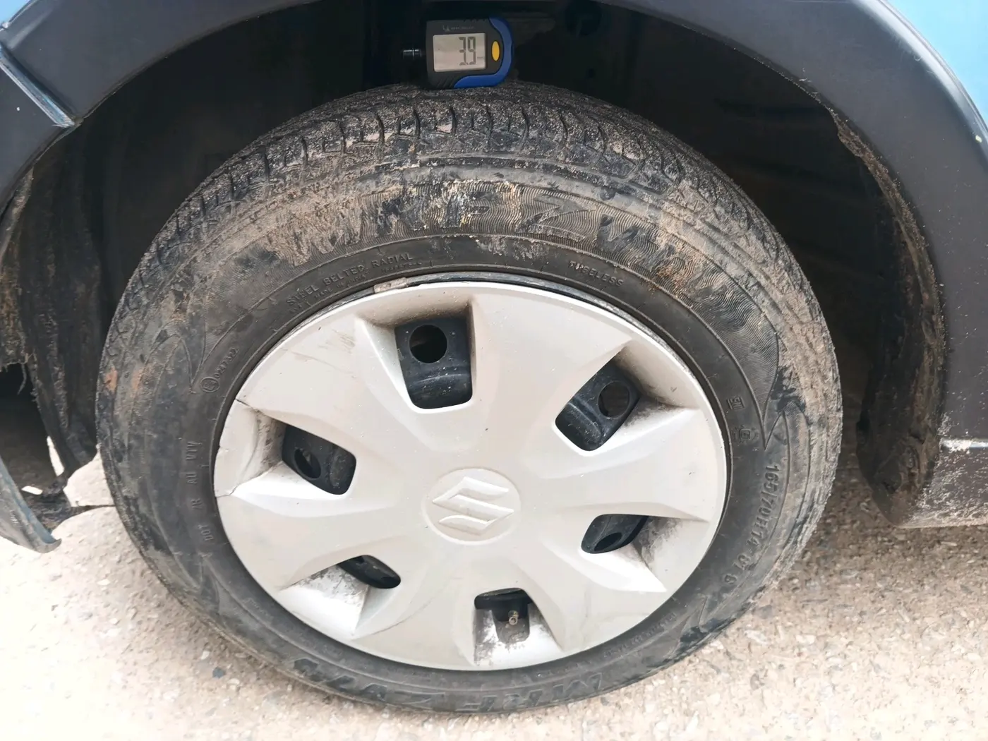 2019 Maruti New Wagon-R ZXI 1.2 AMT, Petrol, Automatic, 38,845 km, tyre
