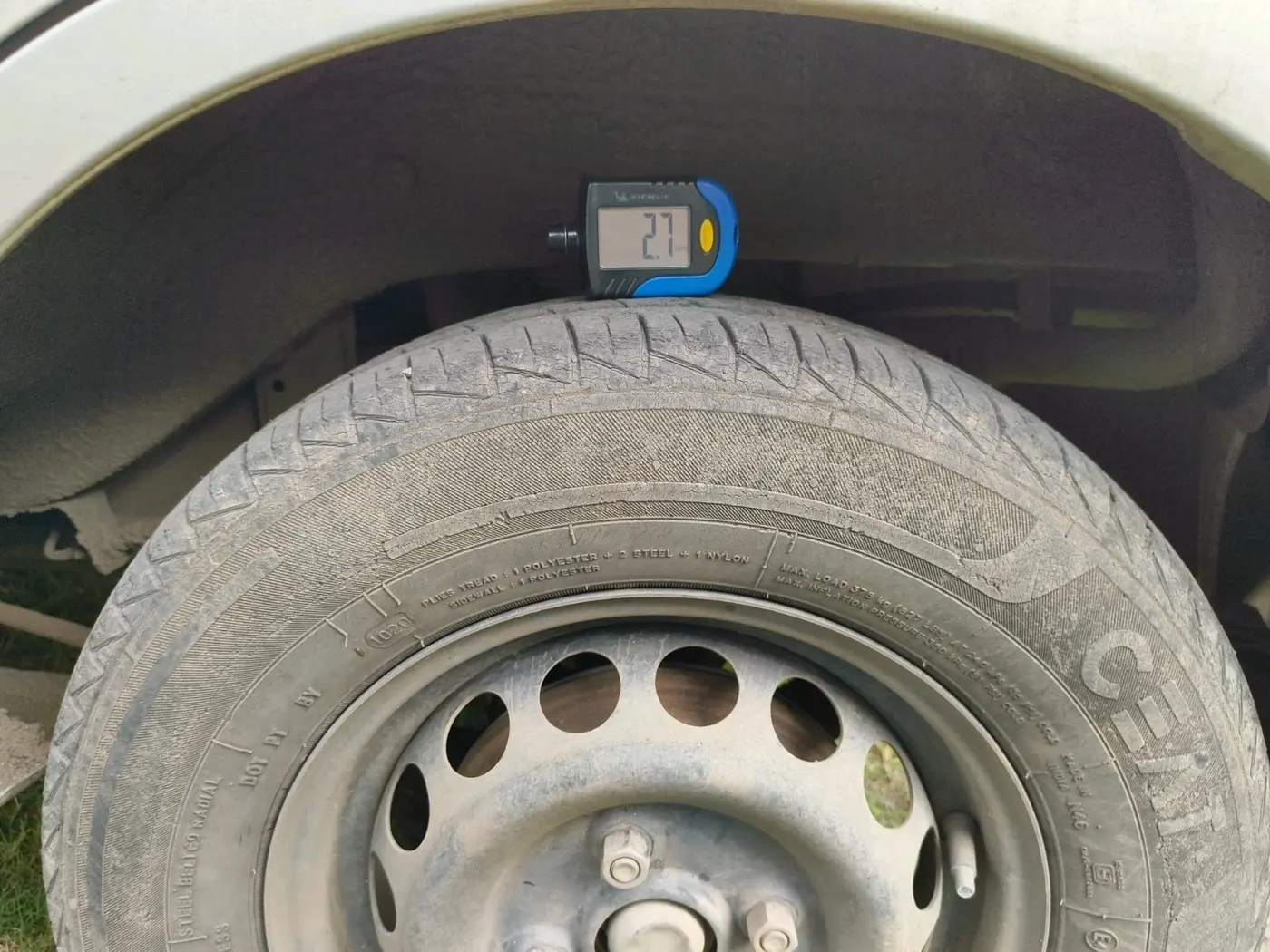 2020 Maruti Alto VXI, Petrol, Manual, 47,000 km, tyre