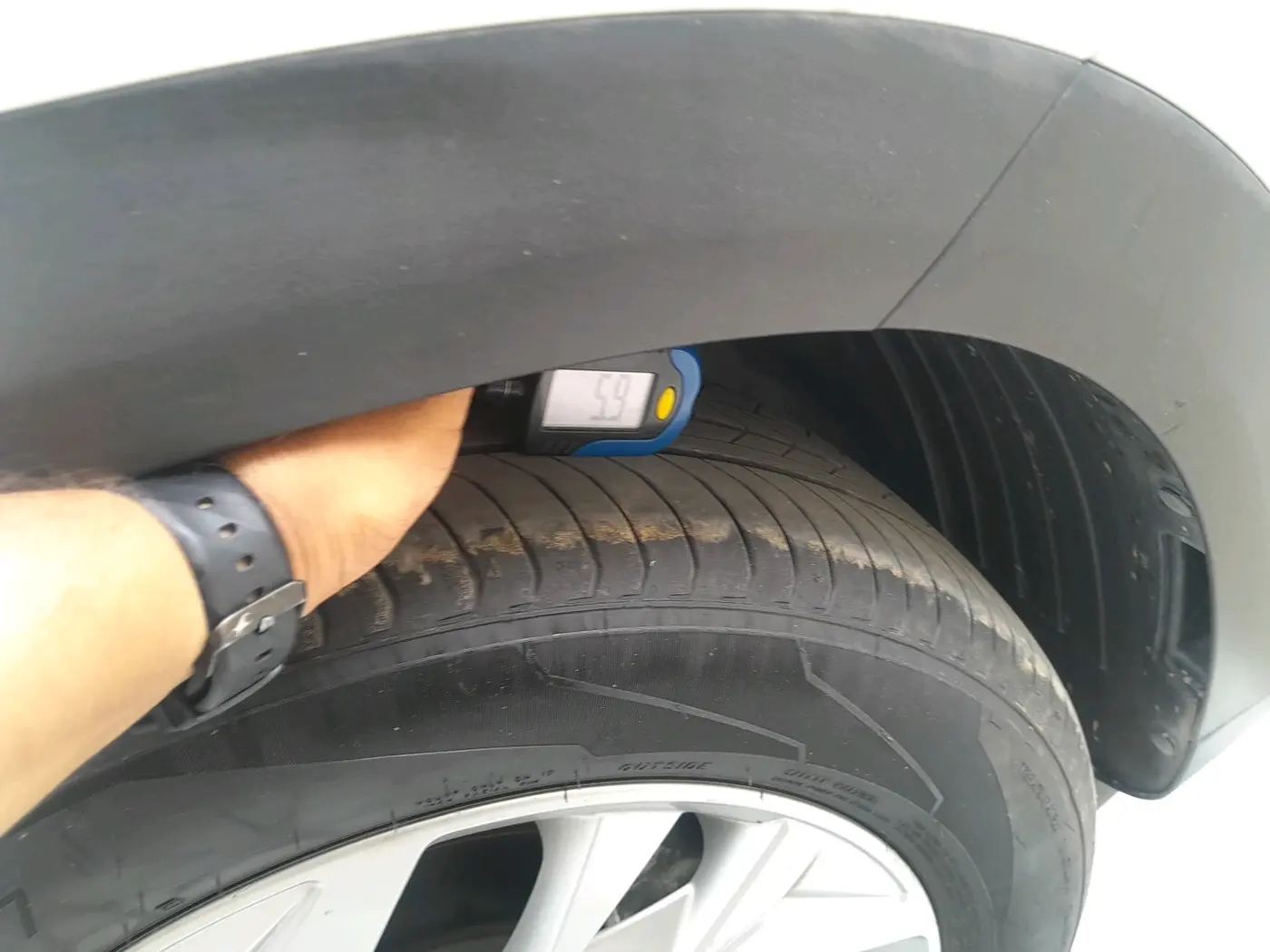 2022 Hyundai Creta SX IVT 1.5 PETROL, Petrol, Automatic, 58,403 km, tyre
