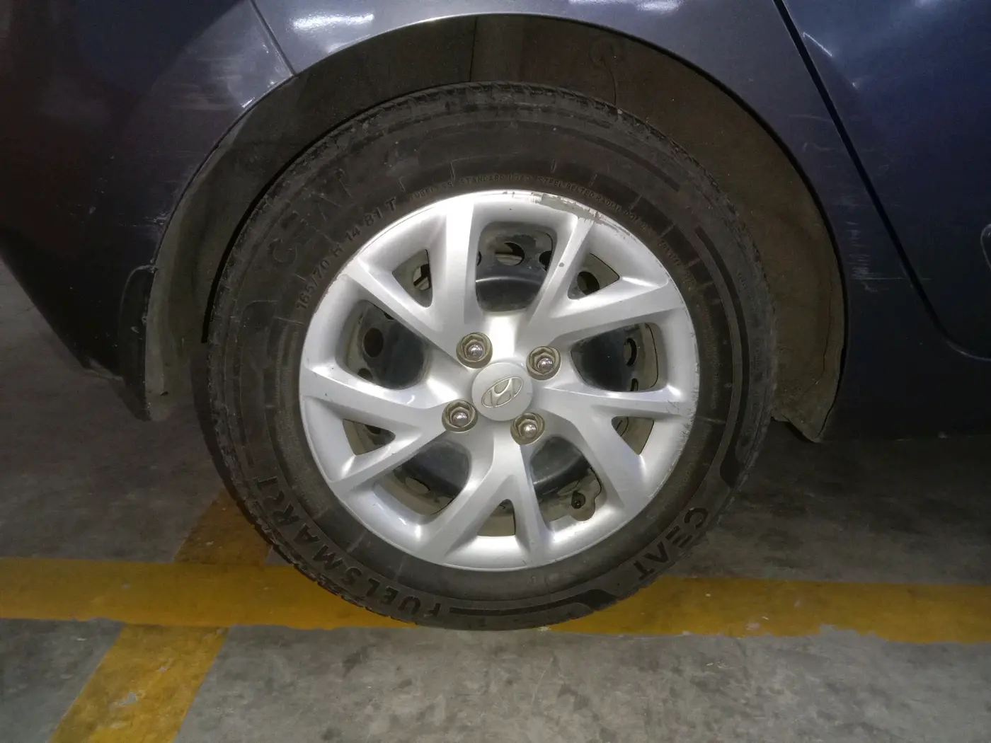 2019 Hyundai Grand i10 SPORTZ 1.2 KAPPA VTVT, Petrol, Manual, 90,900 km, tyre
