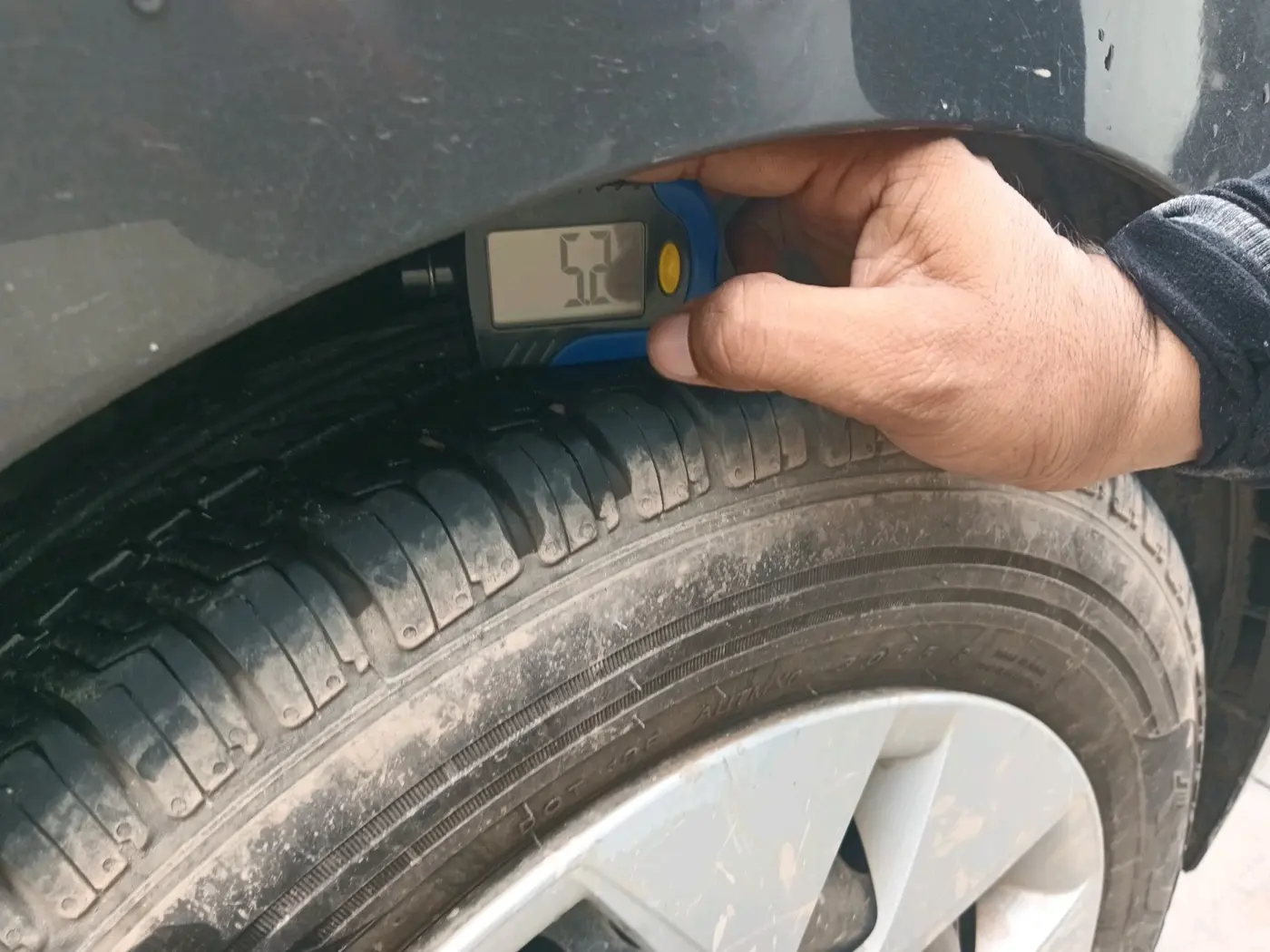 2019 Hyundai Xcent S 1.2, CNG, Manual, 1,09,196 km, tyre