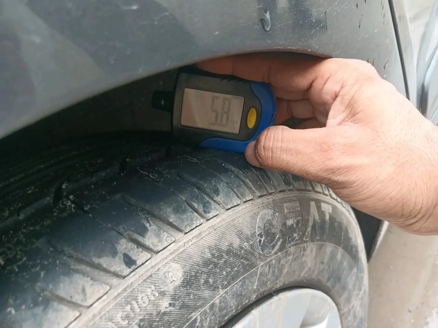 2019 Hyundai Xcent S 1.2, CNG, Manual, 1,09,196 km, tyre