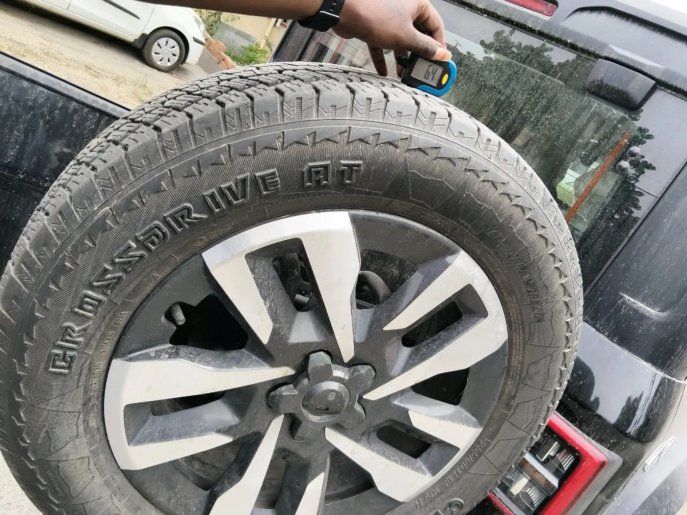 2024 Mahindra Thar Roxx AX7 L Diesel AT 4WD, Diesel, Automatic, 21,417 km, tyre