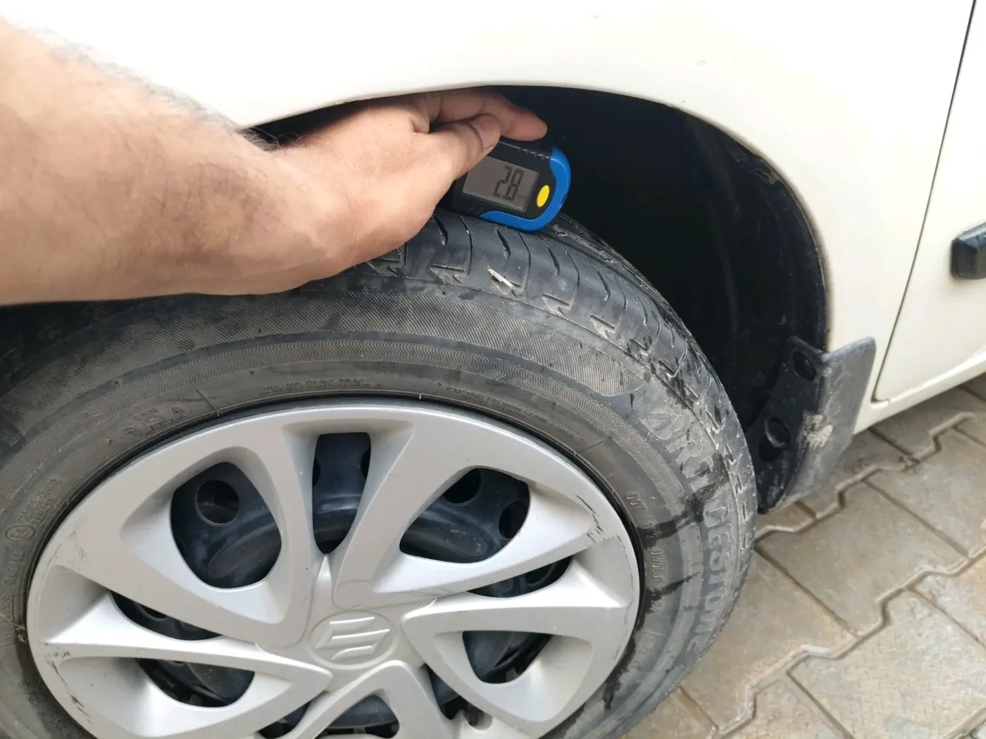 2025 Maruti Celerio VXI CNG, CNG, Manual, 36,914 km, tyre