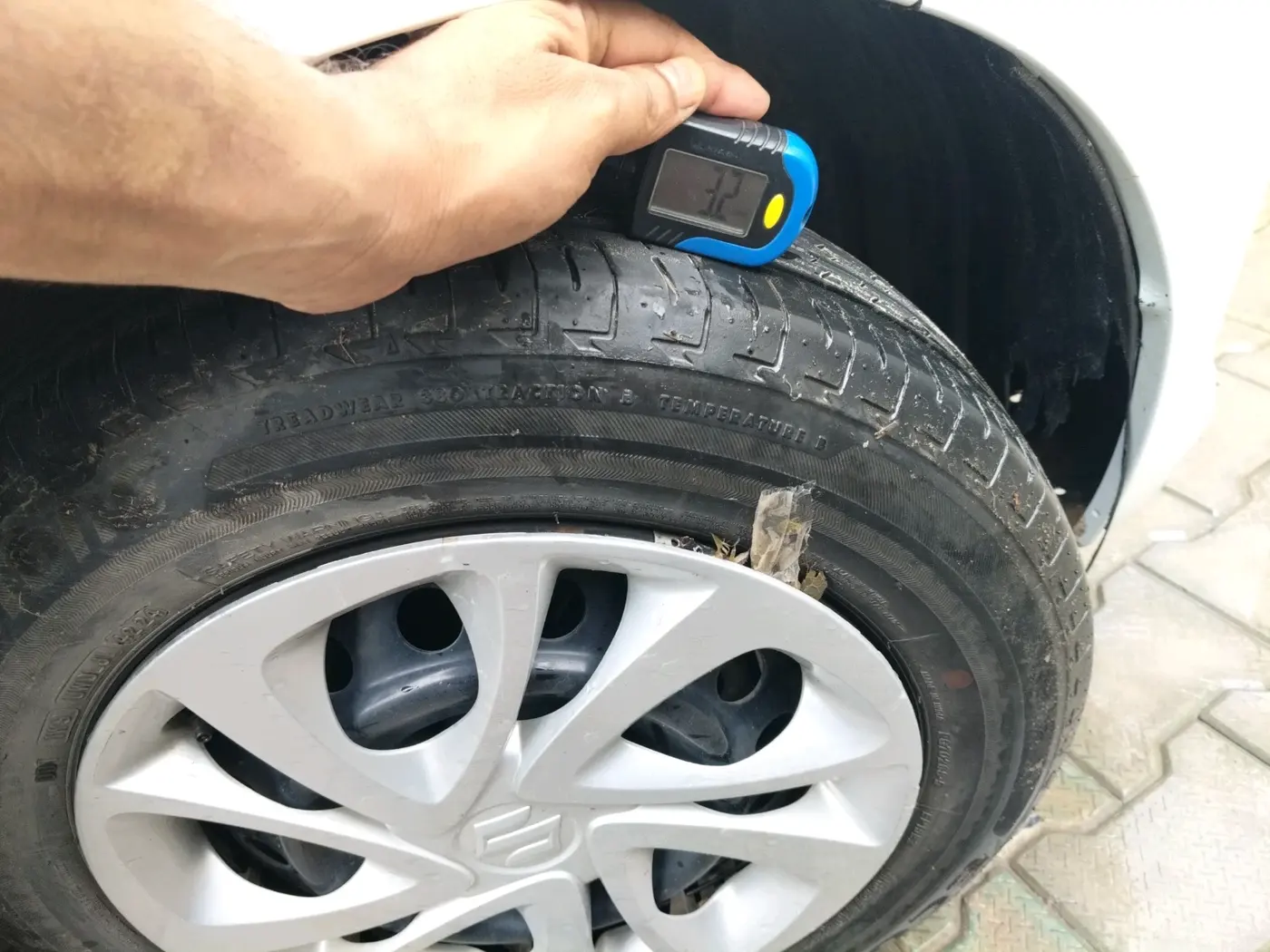 2025 Maruti Celerio VXI CNG, CNG, Manual, 36,914 km, tyre