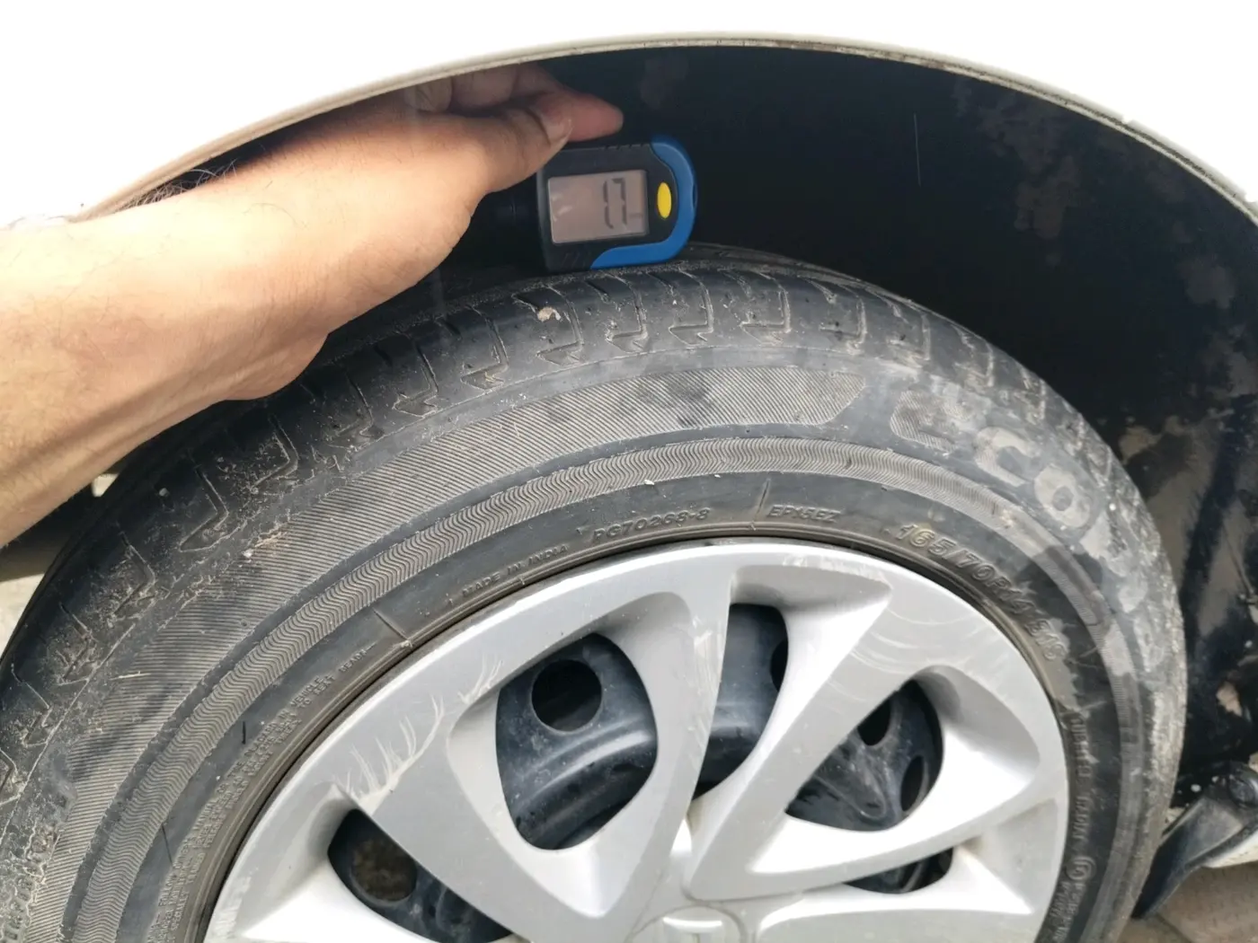 2025 Maruti Celerio VXI CNG, CNG, Manual, 36,914 km, tyre
