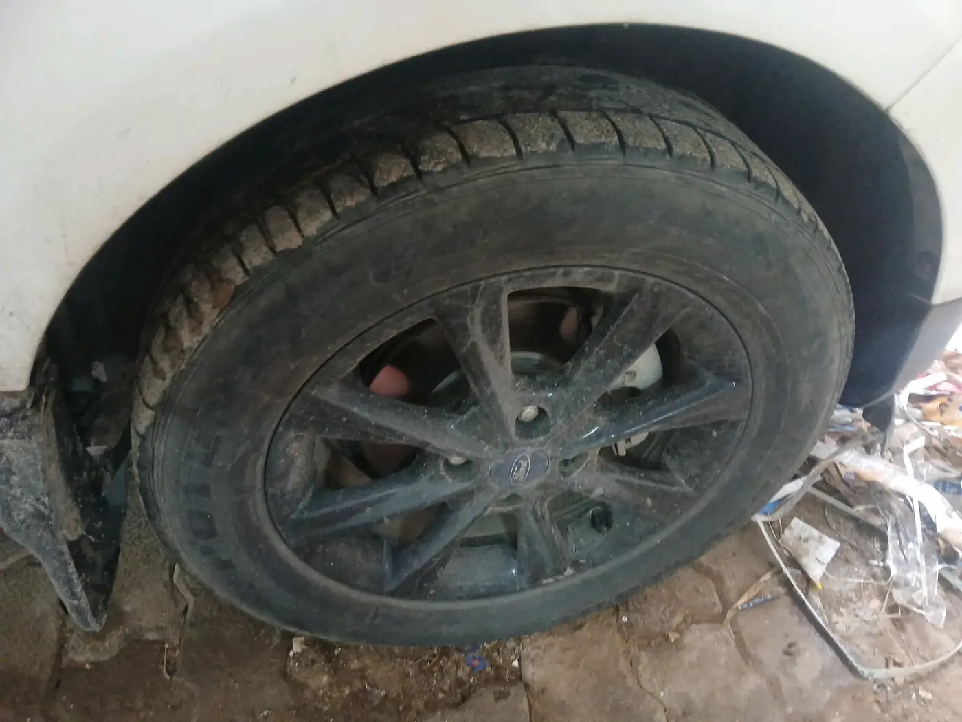 2019 Ford Ecosport TITANIUM 1.5L DIESEL, Diesel, Manual, 1,41,161 km, tyre