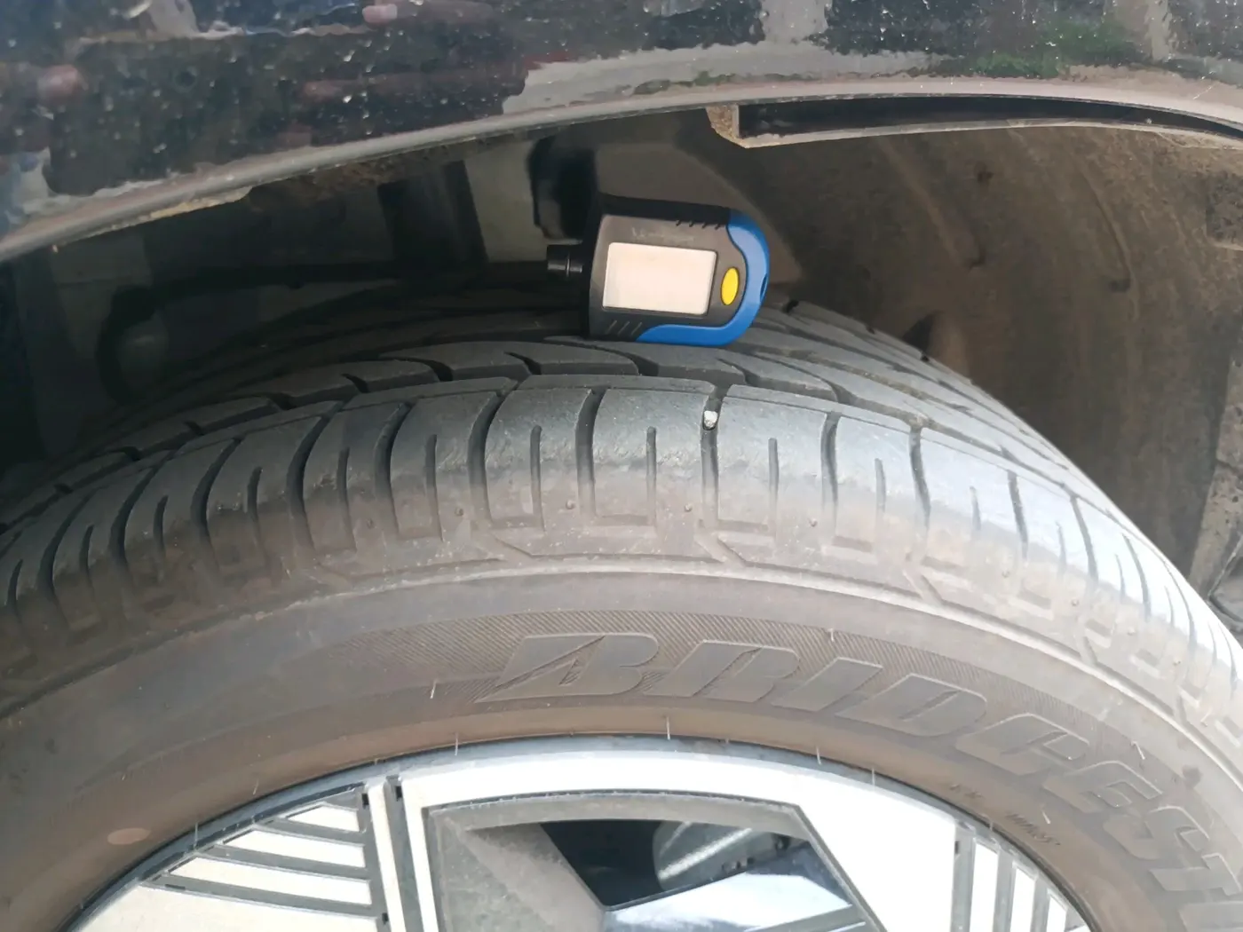 2025 Tata Curvv Pure Plus S 1.2 Petrol 6MT, Petrol, Manual, 7,155 km, tyre