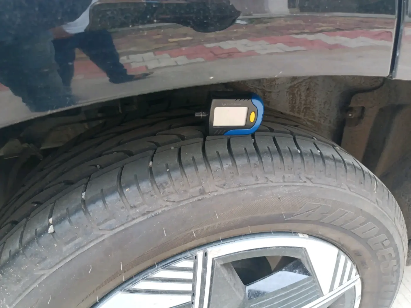 2025 Tata Curvv Pure Plus S 1.2 Petrol 6MT, Petrol, Manual, 7,155 km, tyre