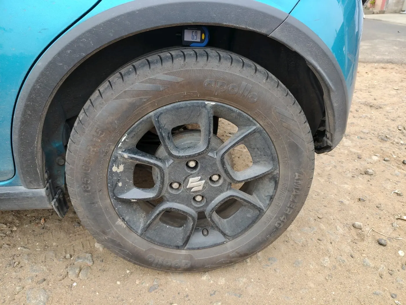 2021 Maruti IGNIS ZETA 1.2 AMT, Petrol, Automatic, 57,391 km, tyre
