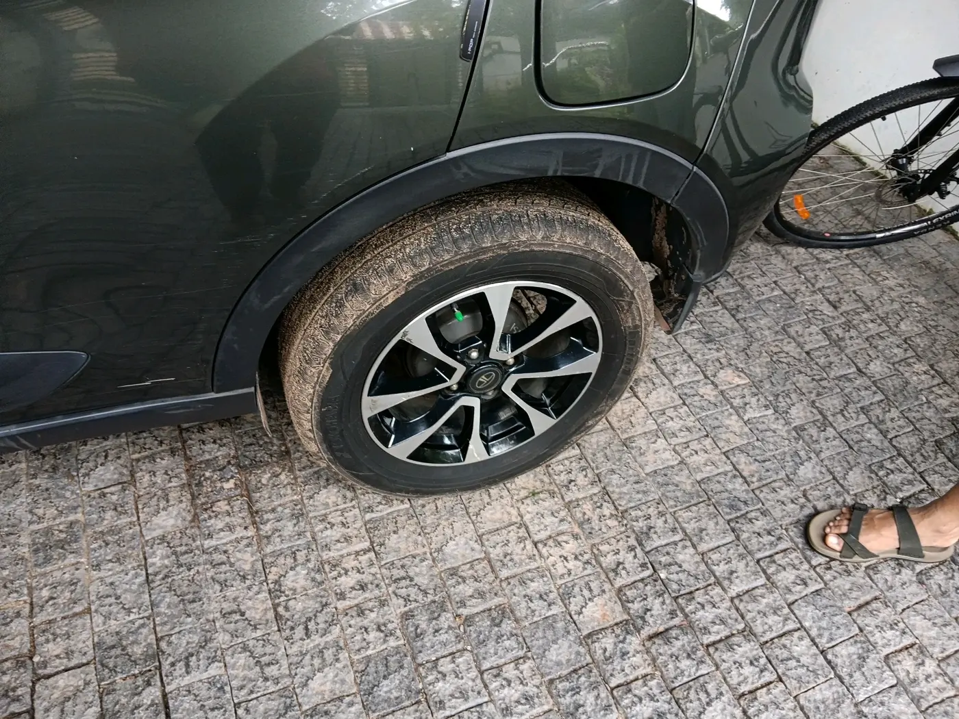 2021 Tata NEXON XZA PLUS (O) DIESEL, Diesel, Automatic, 76,409 km, tyre