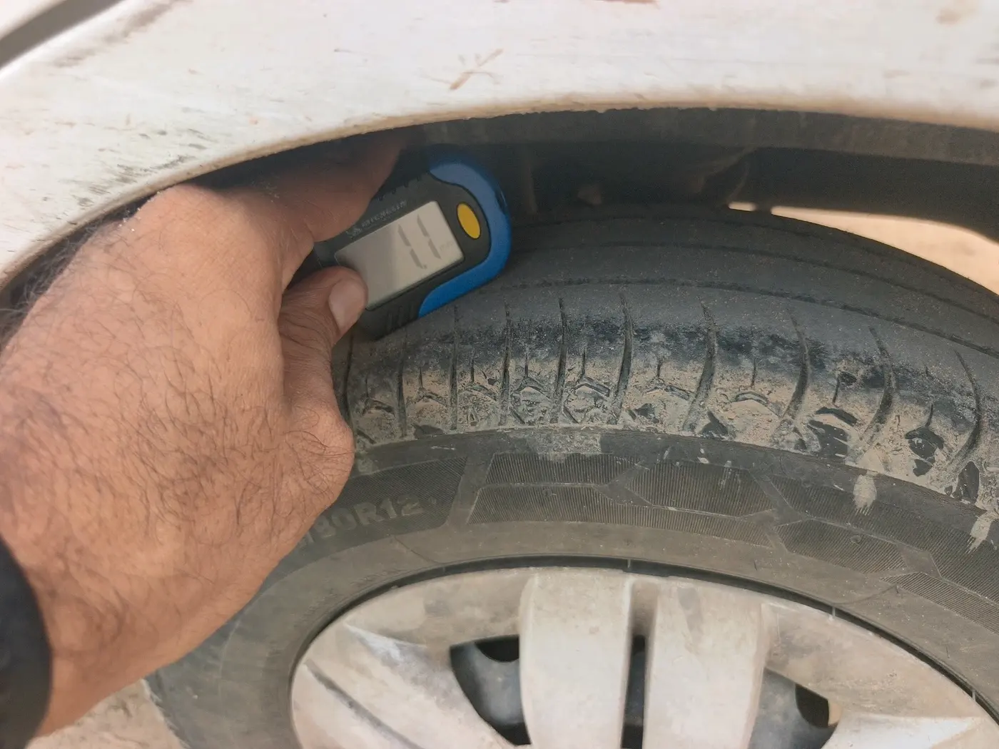 2018 Maruti Alto 800 LXI, CNG, Manual, 1,87,211 km, tyre