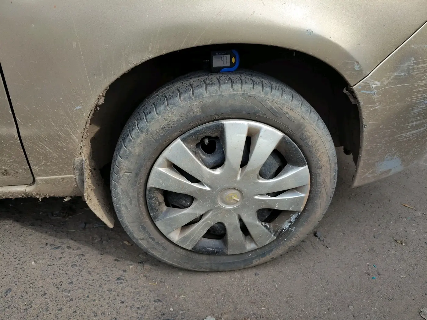 2011 Maruti Alto K10 VXI, Petrol, Manual, 1,05,821 km, tyre