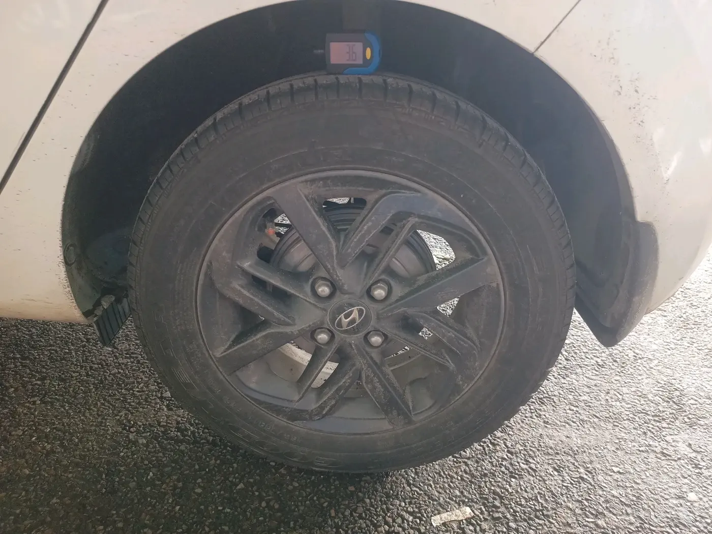 2021 Hyundai GRAND I10 NIOS SPORTZ 1.2 KAPPA VTVT CNG, CNG, Manual, 81,390 km, tyre
