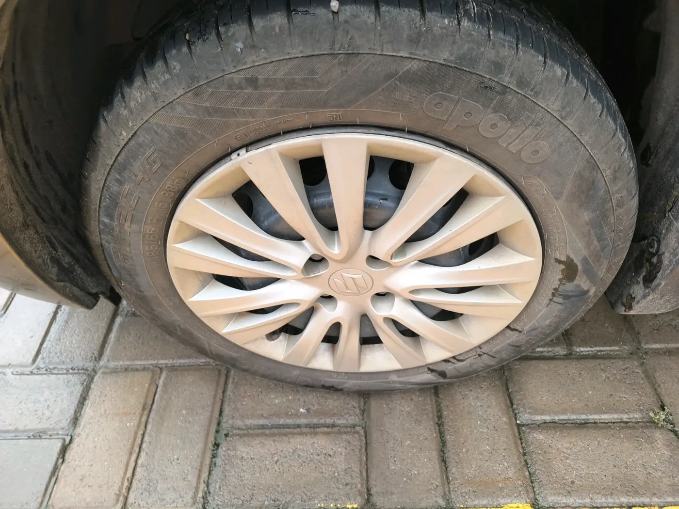 2019 Maruti Baleno DELTA PETROL 1.2, Petrol, Manual, 53,714 km, tyre