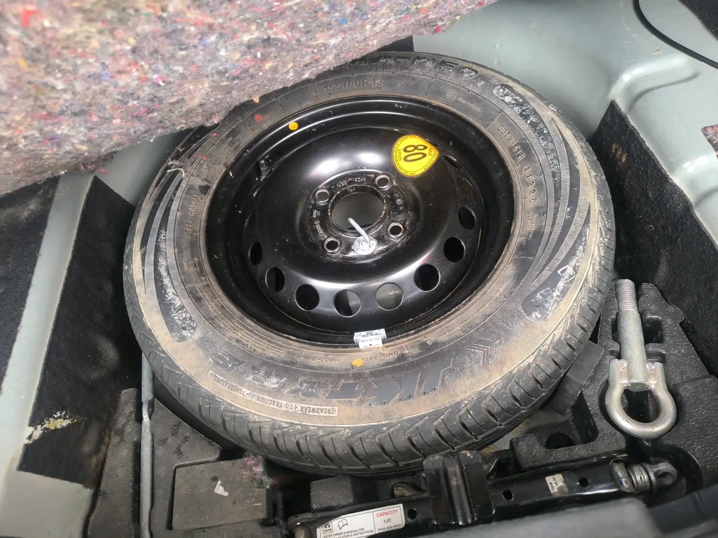 2022 Tata TIGOR XZ PLUS PETROL, Petrol, Manual, 60,650 km, tyre