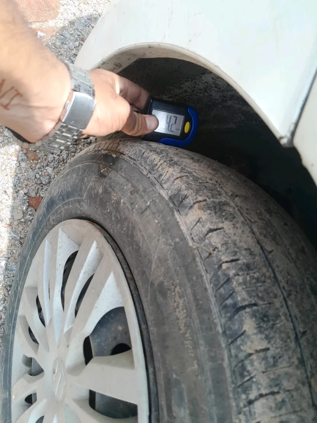2023 Maruti Dzire VXI, Petrol, Manual, 77,870 km, tyre