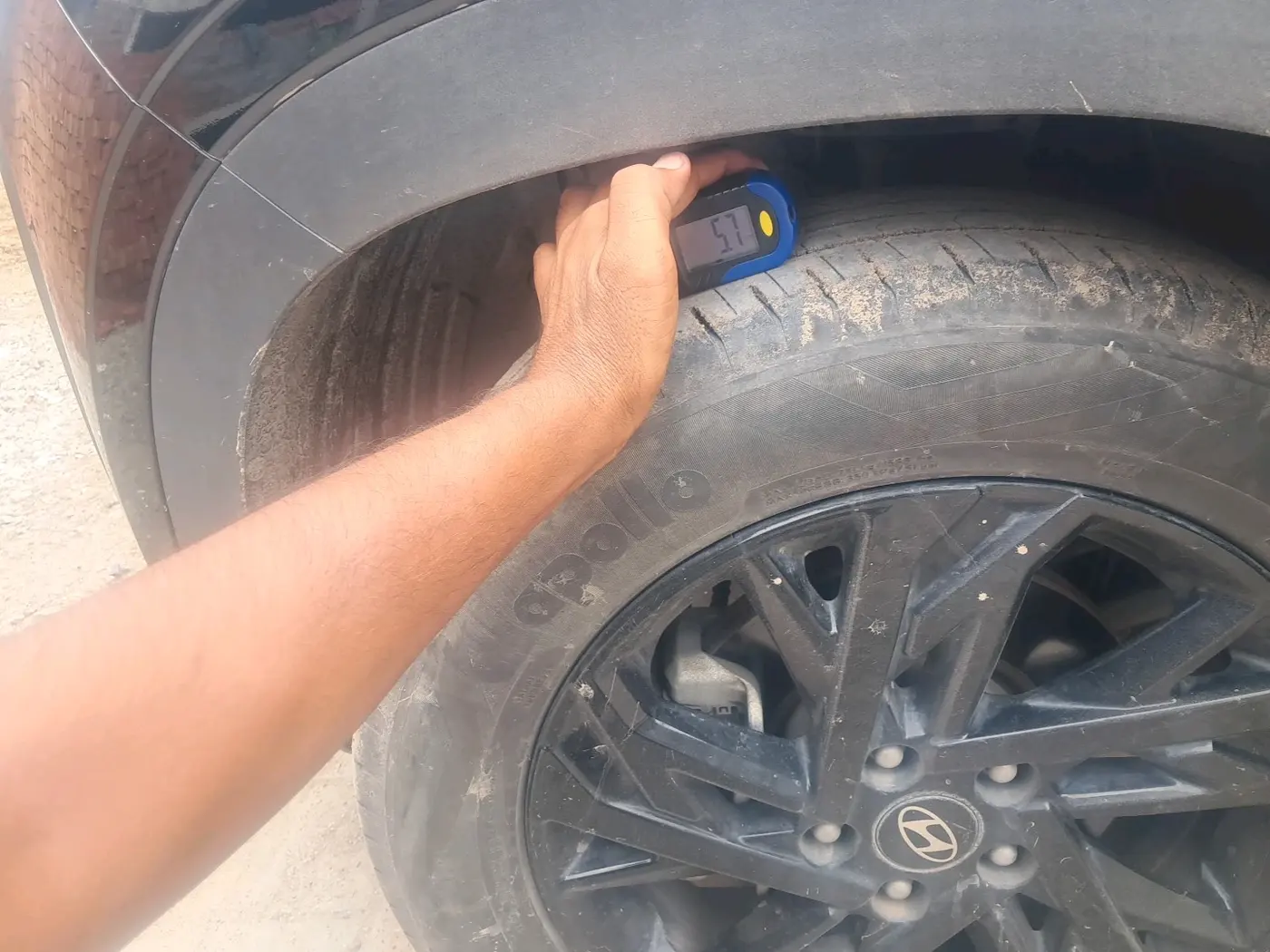 2024 Hyundai Creta S (O) 1.5 PETROL, Petrol, Manual, 16,571 km, tyre